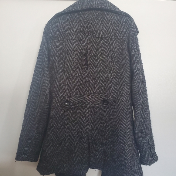 Herringbone Peacoat - Picture 3 of 5